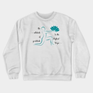 Yoga Gratitude Crewneck Sweatshirt